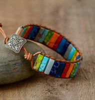 Arcobaleno™ Natural-Stone Rainbow Bracelet - Happy Living Well