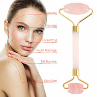 Empress™ Natural Stone Massaging Face Roller - Happy Living Well