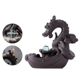 Happy Dragon™ Ceramic Backflow Incense Burner - Happy Living Well