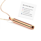 Mindfulness Breathing Necklace for Anxiety & Stress Relief