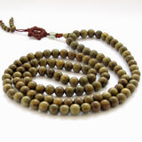 Natural Green Sandalwood 108 Mala Prayer Beads