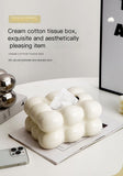 Modern Minimalist Cotton Candy Tissue Box Decor