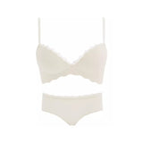 Seamless Push-Up Wireless Bra Set for Small Bust