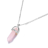 Mystic Moon™ Natural Crystal Pendant Necklace - Happy Living Well